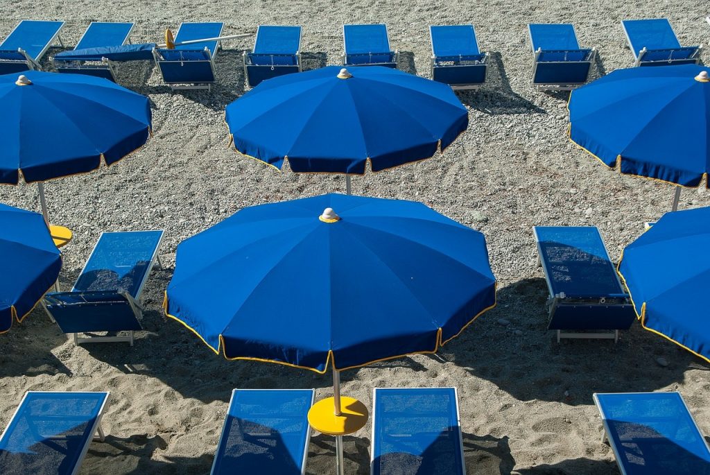 Eugenia on the beach