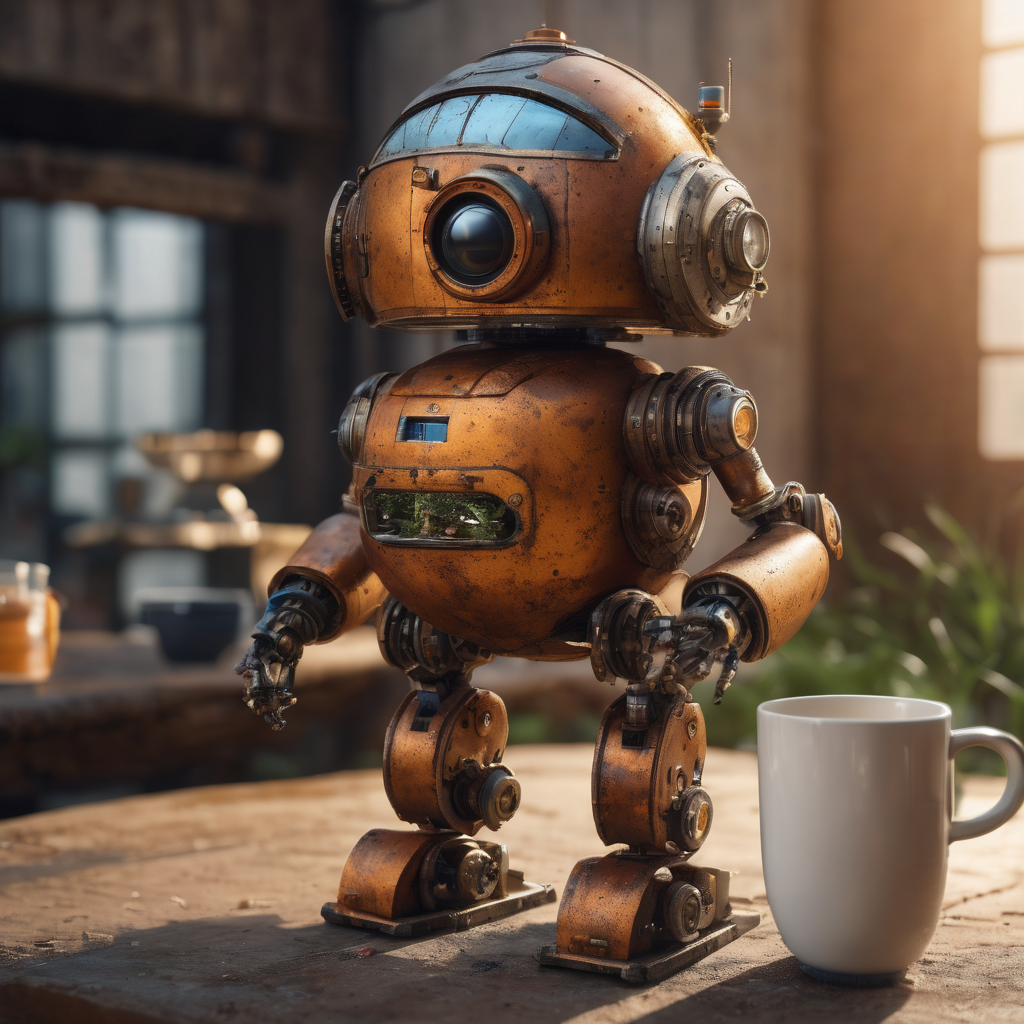 A robot and a cup of tea